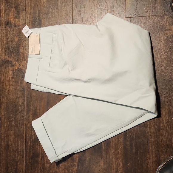 nwt LOFT ice blue Marissa Skinny pants 10 tall flat front pastel chinos nwd - Picture 1 of 6